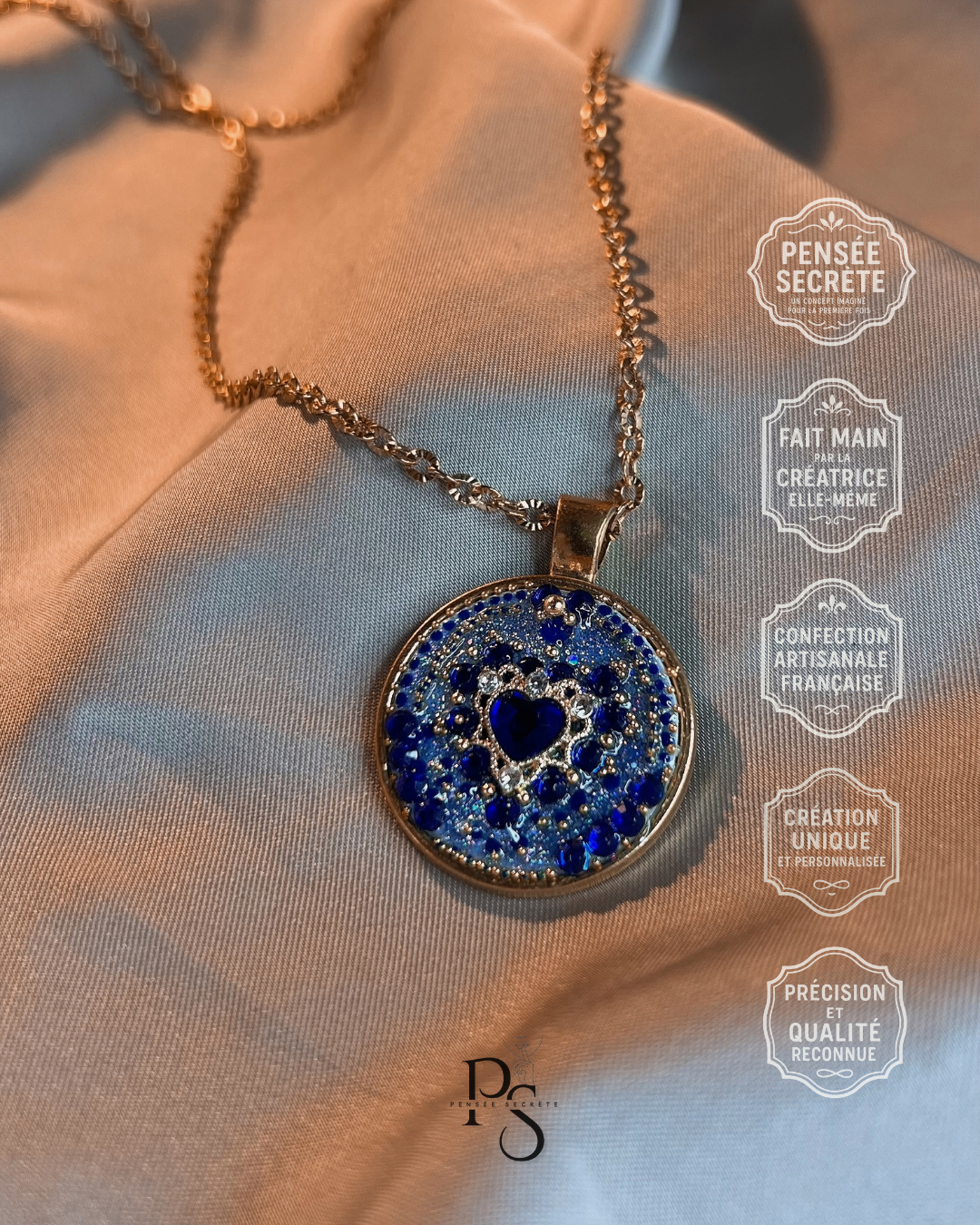 Essaouira - Collier - pensée secrète personnalisée