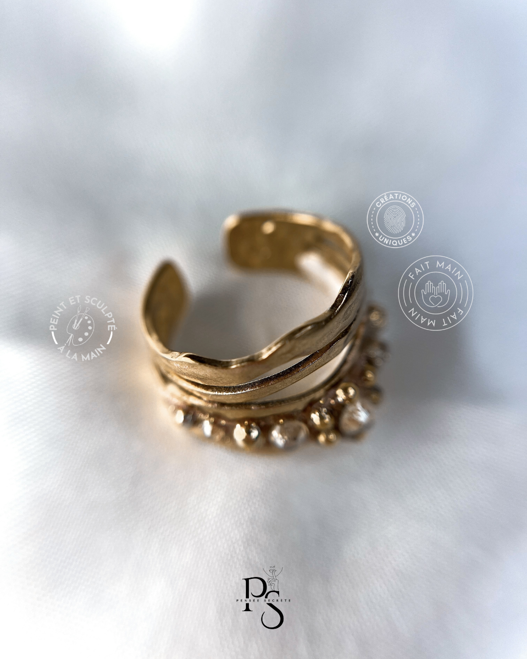 SinaÏ - Bague - Pensée secrète personnalisée
