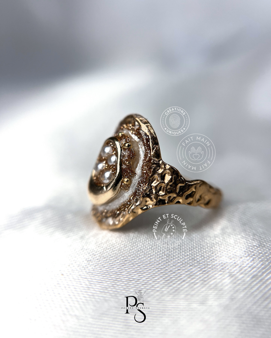 Rosalia - Bague - Pensée secrète personnalisée