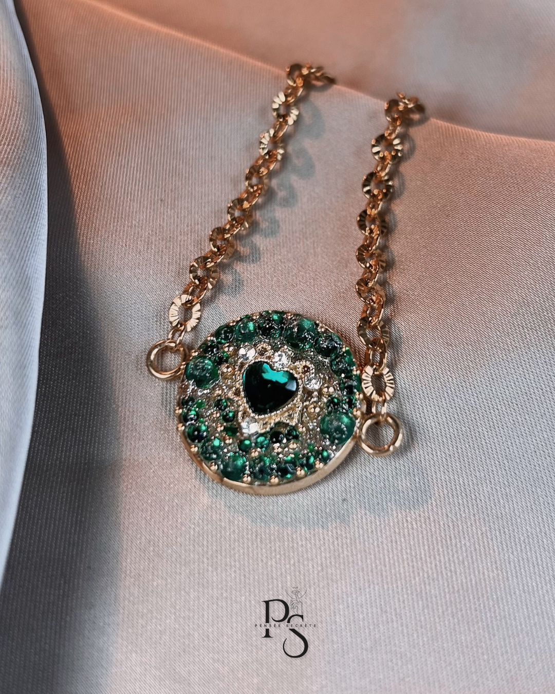 Esmeralda - Bracelet - pensée secrète personnalisée