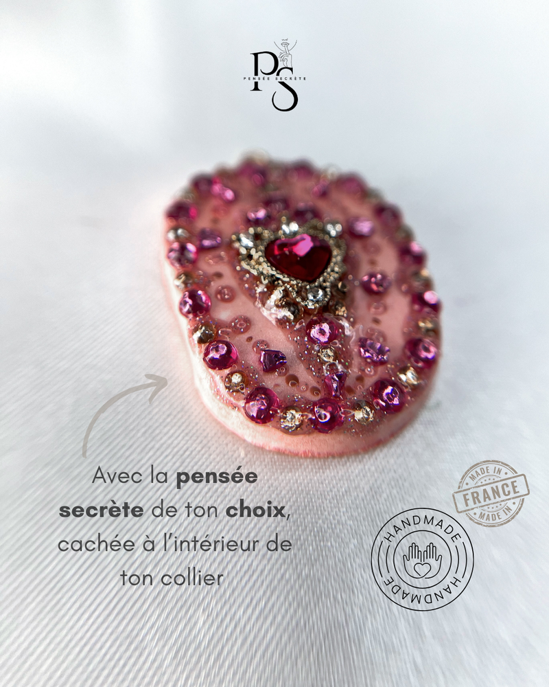 Pensée secrète Collier