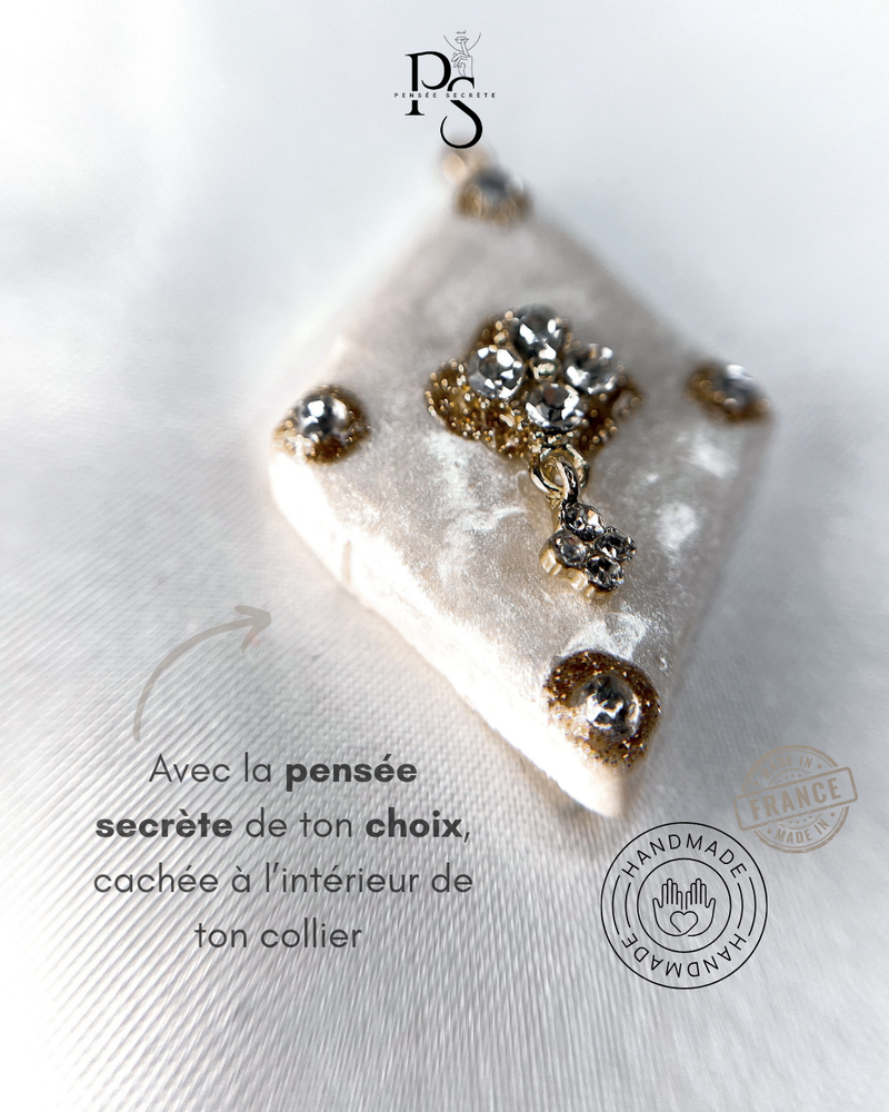 Pensée secrète Collier