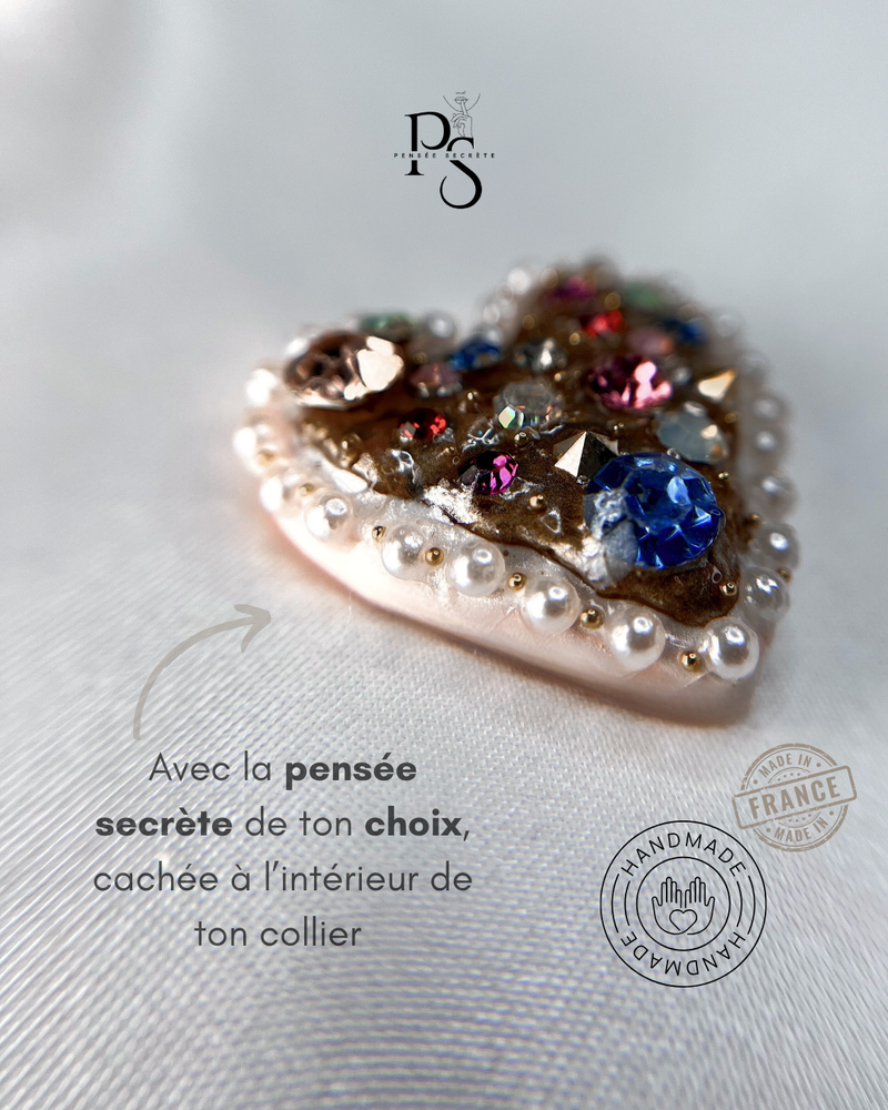 Pensée secrète Collier