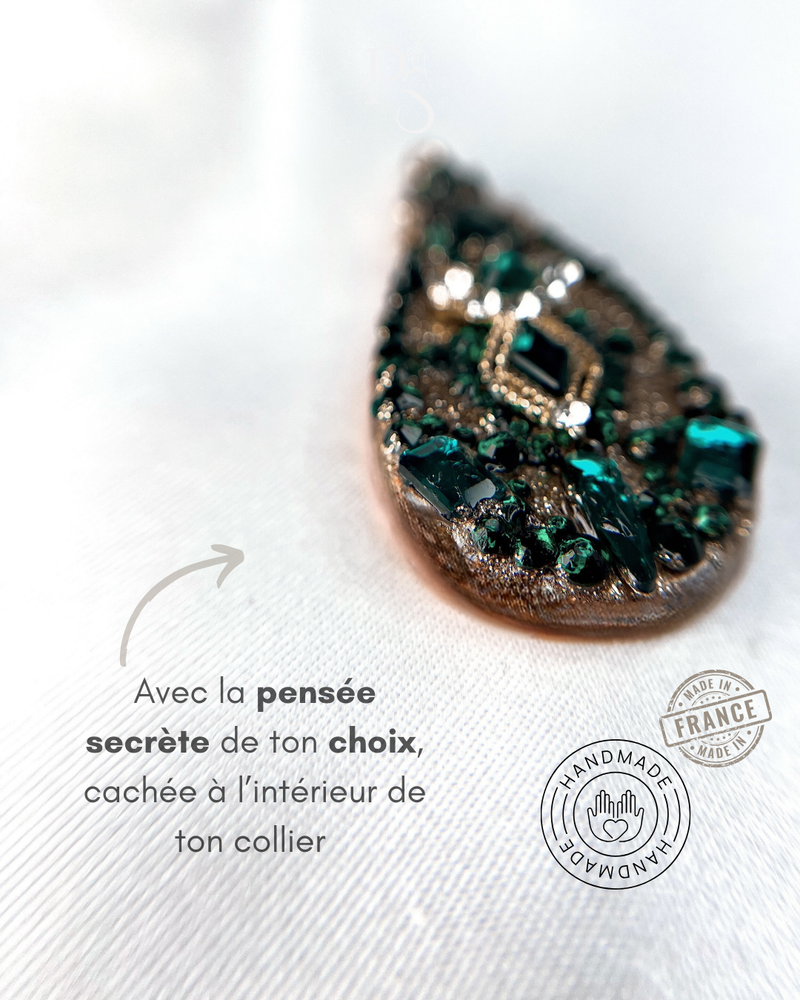 Pensée secrète Collier