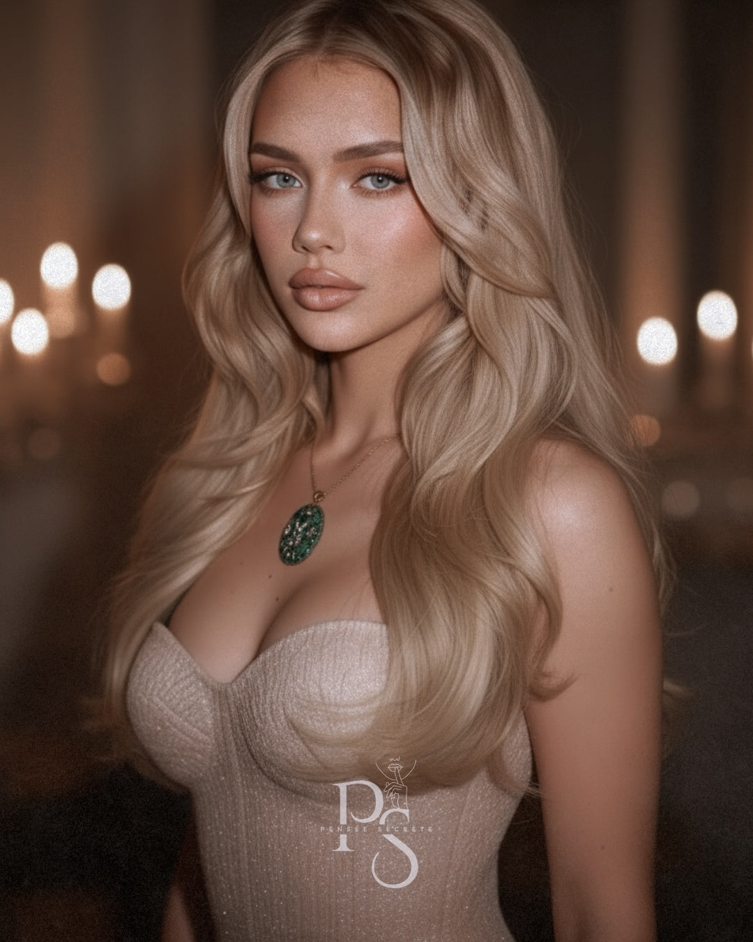 Esmeralda - Collier - pensée secrète personnalisée