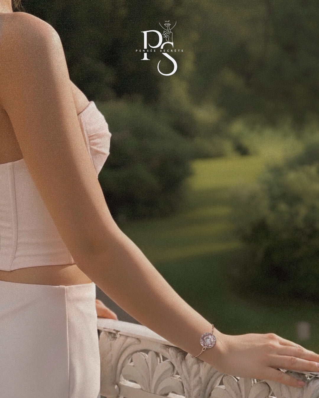 Rosalia - Bracelet - pensée secrète personnalisée